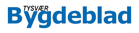 Logo for Tysvær Bygdeblad, kunde eller samarbeidspartner av AI Pioneer